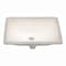 Ruvati 17 x 12 inch Undermount Bathroom Vanity Sink Biscuit Rectangular Porcelain Ceramic with Overflow RVB0718BC - alternate 1